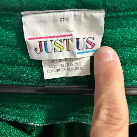 Just Us Women's Vintage Emerald Green Robe Size 20w - Picture 3 of 4